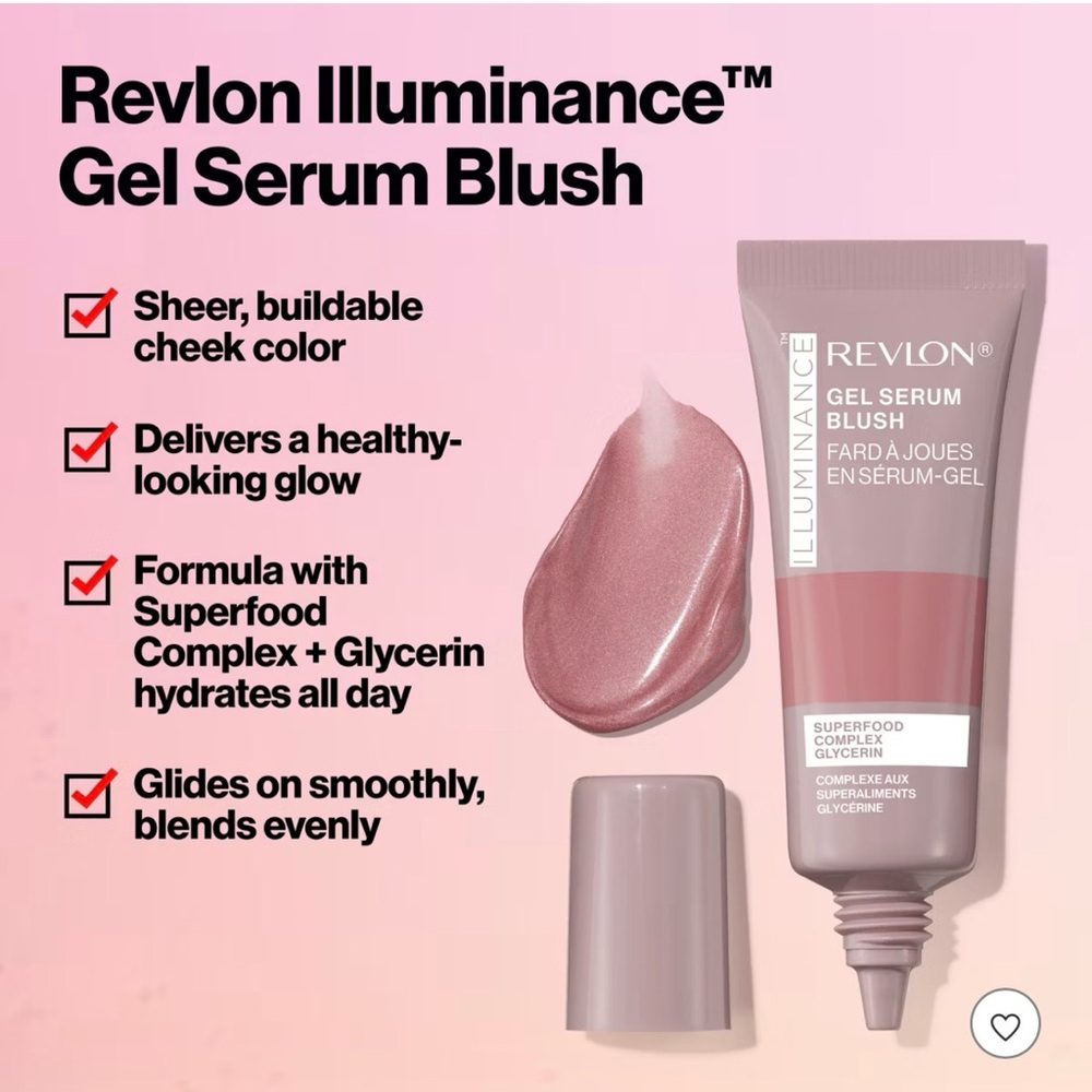 Revlon Illuminance Gel-Serum Blush — Brilliant Berry and Beaming Coral